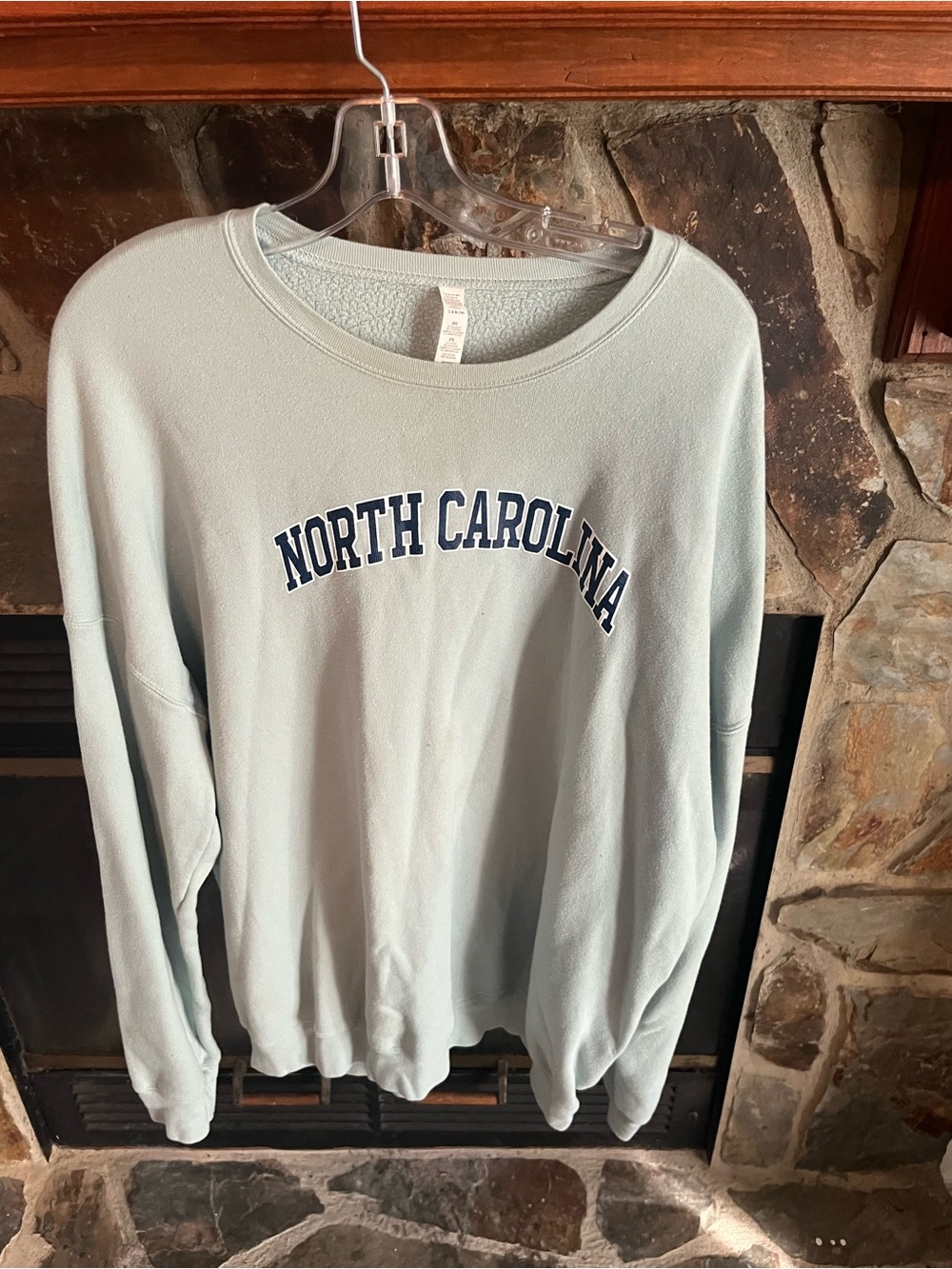 Light Blue 'North Carolina' Crewneck Sweatshirt